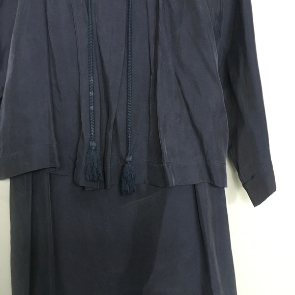 APIECE APART | navy max vogue cupro dress 4 - Picture 4 of 7